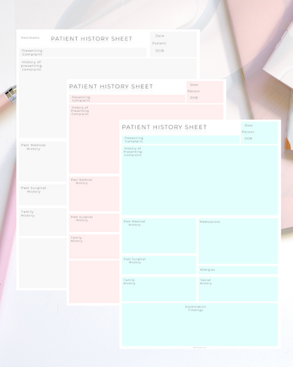 The Ultimate Medical Student Bundle – Pharm, History, Anatomy & Revision Templates (PDF)