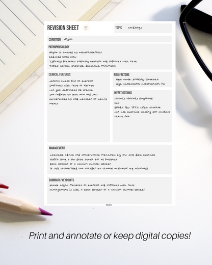 The Ultimate Medical Student Bundle – Pharm, History, Anatomy & Revision Templates (PDF)